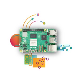 Raspberry Pi Pi 5 Model B - Einplatinenrechner - Broadcom BCM2712 / 2.4 GHz