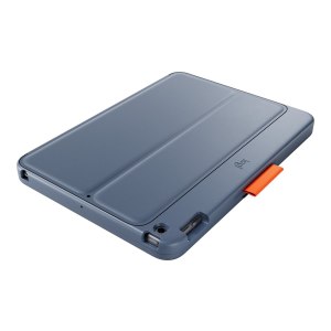 Logitech Rugged Lite - Tastatur und Foliohülle - kabellos - Bluetooth LE - Classic Blue - für Apple 10.2-inch iPad (7. Generation, 8. Generation, 9. Generation)