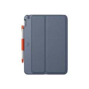 Logitech Rugged Lite - Tastatur und Foliohülle - kabellos - Bluetooth LE - Classic Blue - für Apple 10.2-inch iPad (7. Generation, 8. Generation, 9. Generation)