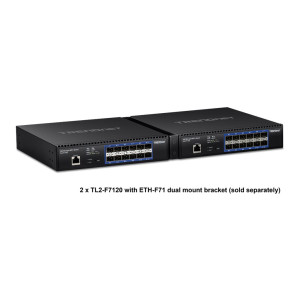 TRENDnet TL2-F7120 - Switch - gestito - 12 x 10 Gigabit SFP+