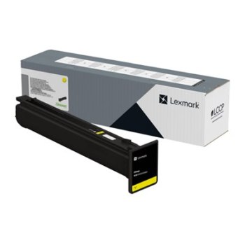 Lexmark giallo - originale - scatola - cartuccia toner LCCP