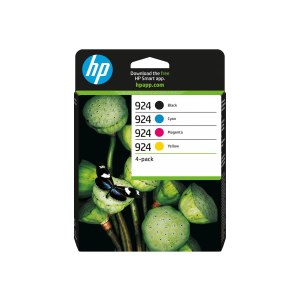 HP 924 - 4er-Pack - Schwarz, Gelb, Cyan, Magenta