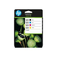 HP 924 - 4er-Pack - Schwarz, Gelb, Cyan, Magenta