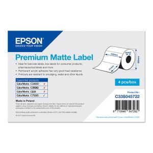 Epson Premium - Opaco - Adesivo acrilico permanente - 102...