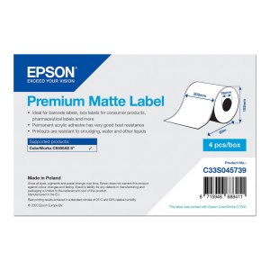 Epson Premium - Glatt matt - permanenter Acrylklebstoff -...