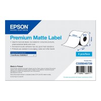 Epson Premium - Glatt matt - permanenter Acrylklebstoff - hochweiß - Rolle (20,3 cm x 60 m)