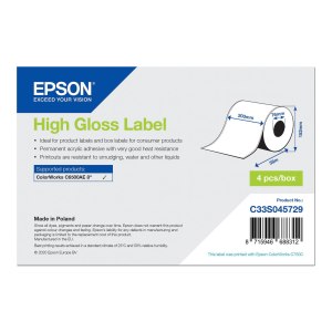 Epson High Gloss - Permanent Acrylic Adhesive - Roll...