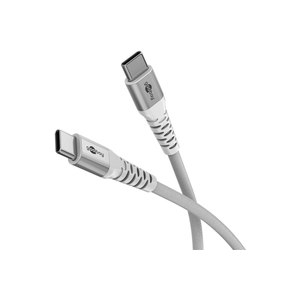 Goobay USB-C -auf-USB-C -Textilkabel mit Metallsteckern 3...