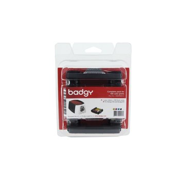 Evolis Badgy Full kit - YMCKO - Druckerfarbband-Kassette/PVC-Karten-KIt