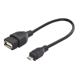 DIGITUS USB-Adapterkabel, OTG, Typ micro B - USB A