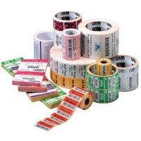 Zebra Z-Select 2000D - Papier - permanenter Acrylklebstoff - beschichtet - perforiert - hochweiß - 101.6 x 38.1 mm 16900 Etikett(en) (4 Rolle(n)