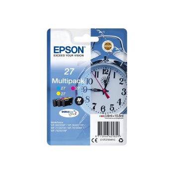 Epson 27 Multi-Pack - Confezione da 3 - 10,8 ml - Giallo, Ciano, Magenta