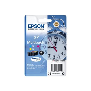 Epson 27 Multi-Pack - 3-Pack - 10.8 ml - Yellow, Cyan,...