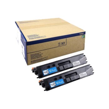 Brother TN329C - 2er-Pack - Cyan - original - Tonerpatrone