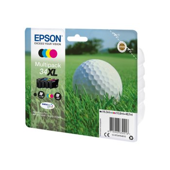 Epson 34XL - 4er-Pack - XL - Schwarz, Gelb, Cyan, Magenta