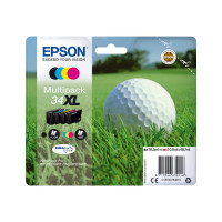 Epson 34XL - 4er-Pack - XL - Schwarz, Gelb, Cyan, Magenta