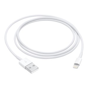 Apple Lightning-Kabel - USB männlich bis Lightning männlich - 1 m - weiß - für iPad/iPhone/iPod (Lightning)