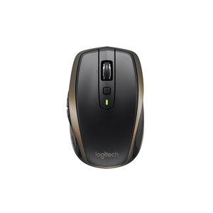 Logitech MX Anywhere 2 Wireless Mobile Mouse - rechts - Laser - RF Wireless + Bluetooth - 1000 DPI - Schwarz