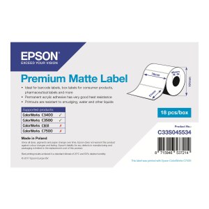 Epson Premium - Matt - 76 x 51 mm 650 Etikett(en) (1...