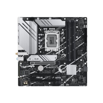 ASUS PRIME B760M-A WIFI - Motherboard - micro ATX - LGA1700-Sockel - B760 Chipsatz - USB 3.2 Gen 1, USB 3.2 Gen 2, USB-C 3.2 Gen 1 - 2.5 Gigabit LAN, Wi-Fi 6, Bluetooth - Onboard-Grafik (CPU erforderlich)