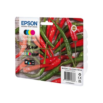 Epson 503/503 XL Multipack - 4er-Pack - XL (Schwarz)