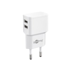 Wentronic goobay Dual USB charger - Netzteil - 12 Watt -...