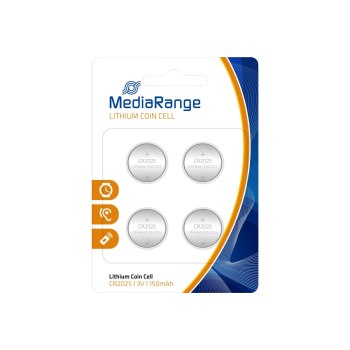 MEDIARANGE Batteria 4 x CR2025 - Li - 150 mAh