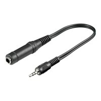 Wentronic goobay AVK 323-0020 - Audio-Adapter - mini-phone stereo 3.5 mm männlich zu Stereo-Stecker weiblich