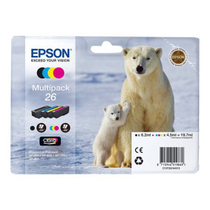 Epson 26 Multipack - 4er-Pack - Schwarz, Gelb, Cyan, Magenta