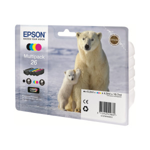 Epson 26 Multipack - 4er-Pack - Schwarz, Gelb, Cyan, Magenta