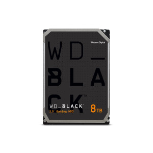 WD_BLACK WD Black WD8002FZBX - Disco rigido - 8 TB - Gaming - interno - 3.5" (8.9 cm)