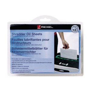 Rexel Schredder-Ölblätter (Packung mit 12)