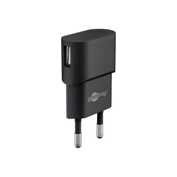 Wentronic goobay - Netzteil - 5 Watt - 1 A (USB) - Schwarz