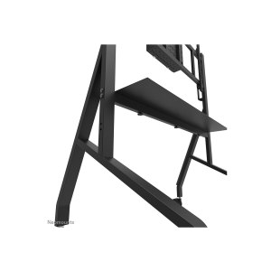 Neomounts FL50-575BL1 - Carrello - robusto - per espositore - supporto da pavimento - bloccabile - acciaio - nero - dimensioni schermo: 178,1-301,4 cm (65"-110")