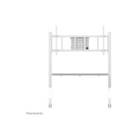 Neomounts FL50-575WH1 - Wagen - robust - für Displayständer - Bodenständer - verriegelbar - Stahl - weiß - Bildschirmgröße: 178.1-301.4 cm (65"-110")