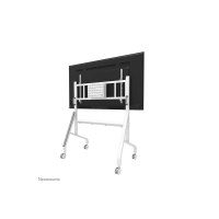 Neomounts FL50-575WH1 - Wagen - robust - für Displayständer - Bodenständer - verriegelbar - Stahl - weiß - Bildschirmgröße: 178.1-301.4 cm (65"-110")