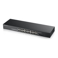 ZyXEL GS1100 Series GS1100-24 - Switch - unmanaged - 24 x 10/100/1000 + 2 x SFP (mini-GBIC)