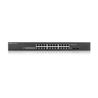 ZyXEL GS1100 Series GS1100-24 - Switch - unmanaged - 24 x 10/100/1000 + 2 x SFP (mini-GBIC)