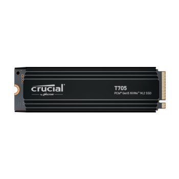 Crucial T705 - SSD - verschlüsselt - 4 TB - intern - M.2 2280 - PCI Express 5.0 (NVMe)