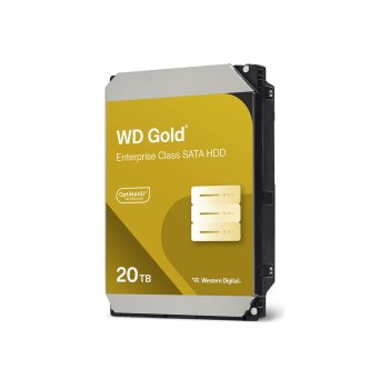 WD Gold WD203KRYZ - Disco rigido - Enterprise - 20 TB - interno - 3.5" (8.9 cm)