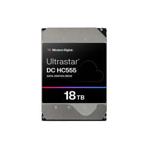 WD Ultrastar DC HC555 - Disco rigido - Data center - 18 TB - interno - 3.5" (8.9 cm)