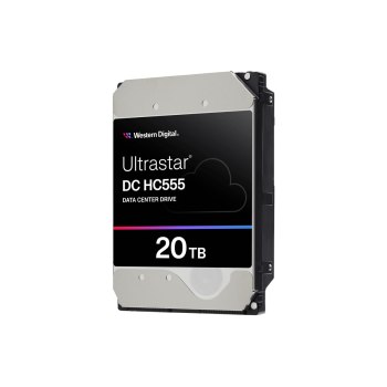 WD Ultrastar DC HC555 - Disco rigido - Data center - 20 TB - interno - 3.5" (8.9 cm)