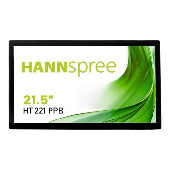 Hannspree HT 221 PPB - LED Monitor - 54.6 cm (22") - Touchscreen - 1920 x 1080 Full HD (1080p) @ 60 Hz - VA - 350 cd/m² - 1000:1 - 4 ms - HDMI, VGA, DisplayPort - Speakers - Black - HT221PPB