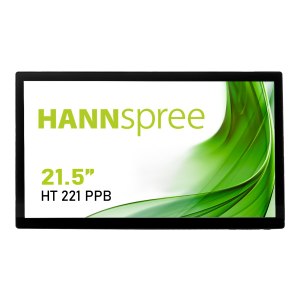 Hannspree HT 221 PPB - Monitor LED - 22" - Touch screen - 1920 x 1080 Full HD (1080p) @ 60 Hz - VA - 350 cd/m² - 1000:1 - 4 ms - HDMI, VGA, DisplayPort - Altoparlanti - Nero - HT221PPB