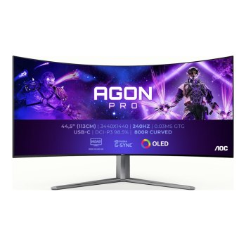 AOC AGON PRO AG456UCZD - OLED-Monitor - Gaming - gebogen - 113 cm (45")