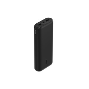 Belkin Powerbank - 20000 mAh - 20 Watt - PD, Fast Charge - 3 Ausgabeanschlussstellen (24 pin USB-C, 2 x USB)