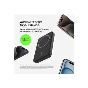 Belkin BoostCharge - Powerbank - 20000 mAh - 15 Watt - 3 A - 3 Ausgabeanschlussstellen (24 pin USB-C, 2 x USB)