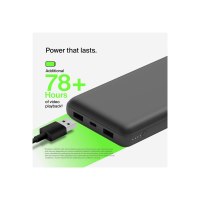 Belkin BoostCharge - Powerbank - 20000 mAh - 15 Watt - 3 A - 3 Ausgabeanschlussstellen (24 pin USB-C, 2 x USB)