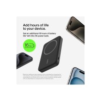 Belkin BoostCharge - Powerbank - 20000 mAh - 15 Watt - 3 A - 3 Ausgabeanschlussstellen (24 pin USB-C, 2 x USB)