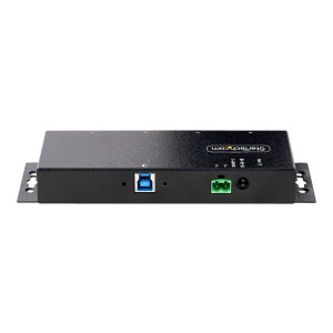 StarTech.com 4-Port Industrial USB 3.0 5Gbps Hub, Rugged USB Hub w/15kV Air/8kV Contact ESD and Surge Protection, DIN/Wall/Desk Mountable USB-A Hub, USB Expansion Hub with Locking Ports - Metal Construction (5G4AINDNP-USB-A-HUB)